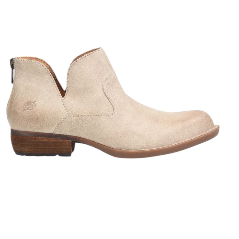 Born Beth Cream Visone Distressed Boots – Sz 9M - Picture 3 of 11